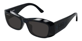 Balenciaga Bb0397sa Women Black Squared Sunglasses