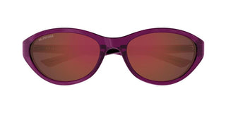 Balenciaga Bb0404sk Women Red Round Sunglasses