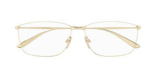 Balenciaga BB0415O men Gold Rectangle Eyeglasses
