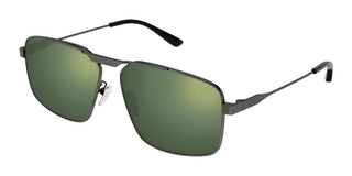 Balenciaga Bb0418sk Men Ruthenium Geometric Sunglasses