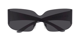 Balenciaga BB0421S unisex Black Shield Sunglasses