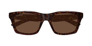 Balenciaga BB0423S men Havana Squared Sunglasses