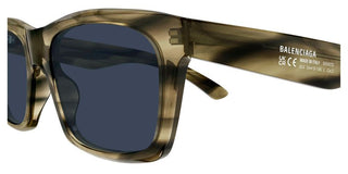 Balenciaga BB0423S men Havana Squared Sunglasses