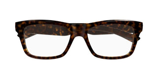 Balenciaga BB0426O men Havana Squared Eyeglasses