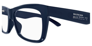 Balenciaga BB0426O men Blue Squared Eyeglasses