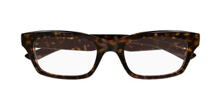 Balenciaga BB0427O men Havana Rectangle Eyeglasses