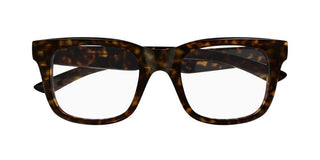 Balenciaga BB0428O men Havana Squared Eyeglasses
