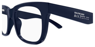 Balenciaga BB0428O men Blue Squared Eyeglasses