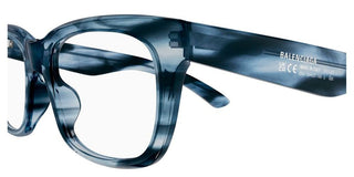 Balenciaga BB0429O men Blue Squared Eyeglasses