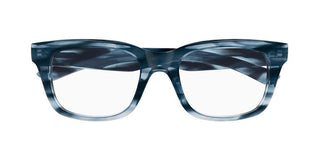 Balenciaga BB0429O men Blue Squared Eyeglasses