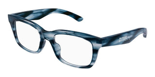 Balenciaga BB0429O men Blue Squared Eyeglasses