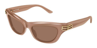 Balenciaga BB0430S women Brown Cat Eye Sunglasses