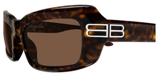 Balenciaga BB0432S women Havana Squared Sunglasses