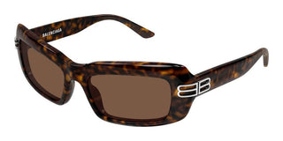 Balenciaga BB0432S women Havana Squared Sunglasses