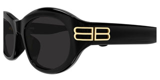 Balenciaga BB0434SK women Black Oval Sunglasses