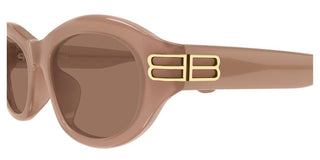 Balenciaga BB0434SK women Brown Oval Sunglasses
