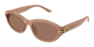Balenciaga BB0434SK women Brown Oval Sunglasses