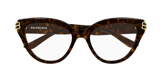 Balenciaga BB0436O women Havana Cat Eye Eyeglasses