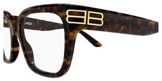 Balenciaga BB0437O women Havana Squared Eyeglasses