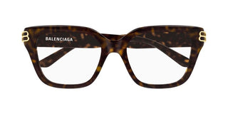 Balenciaga BB0437O women Havana Squared Eyeglasses