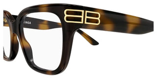 Balenciaga BB0437O women Havana Squared Eyeglasses