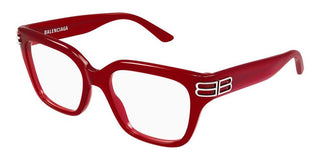 Balenciaga BB0437O women Red Squared Eyeglasses