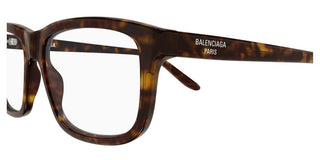 Balenciaga BB0438O men Havana Squared Eyeglasses