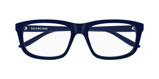 Balenciaga BB0438O men Blue Squared Eyeglasses
