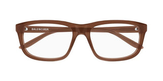 Balenciaga BB0438O men Brown Squared Eyeglasses