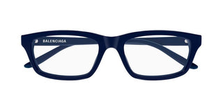 Balenciaga BB0439O men Blue Squared Eyeglasses