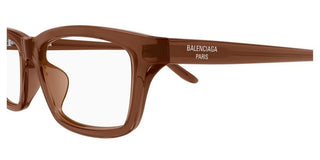 Balenciaga BB0439O men Brown Squared Eyeglasses