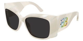 Balenciaga BB0443S women White Butterfly Sunglasses