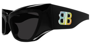 Balenciaga BB0444S women Black Cat Eye Sunglasses
