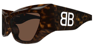 Balenciaga BB0444S women Havana Cat Eye Sunglasses