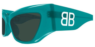 Balenciaga BB0444S women Green Cat Eye Sunglasses