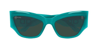 Balenciaga BB0444S women Green Cat Eye Sunglasses
