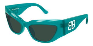 Balenciaga BB0444S women Green Cat Eye Sunglasses