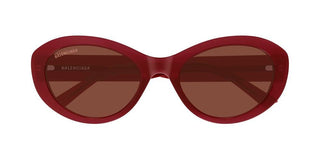 Balenciaga BB0446S women Red Oval Sunglasses