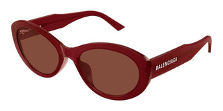Balenciaga BB0446S women Red Oval Sunglasses