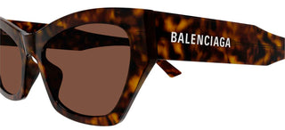 Balenciaga Bb0447s Women Havana Cat Eye Sunglasses