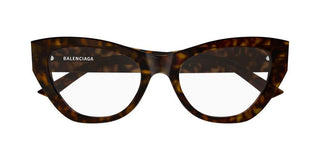Balenciaga BB0449O women Havana Cat Eye Eyeglasses
