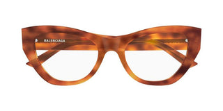 Balenciaga BB0449O women Havana Cat Eye Eyeglasses