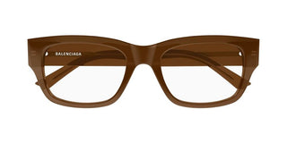 Balenciaga BB0450O men Brown Squared Eyeglasses