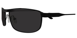 Balenciaga BB0451S unisex Black Rectangle Sunglasses