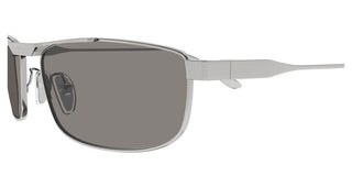 Balenciaga BB0451S unisex Ruthenium Rectangle Sunglasses