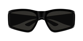 Balenciaga BB0457S unisex Black Shield Sunglasses