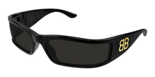 Balenciaga BB0458S unisex Black Shield Sunglasses