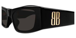 Balenciaga BB0478S women Black Rectangle Sunglasses