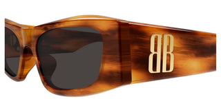 Balenciaga BB0478S women Havana Rectangle Sunglasses