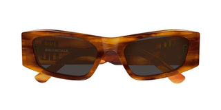 Balenciaga BB0478S women Havana Rectangle Sunglasses